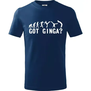 Capoeira - Got Ginga - Tričko dětské bavlněné - 98 cm / 2 roky ( Půlnoční modrá )