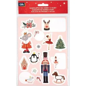 Dětské zboží ALBI Samolepky na dárky 3 ks - Vánoce pro děti