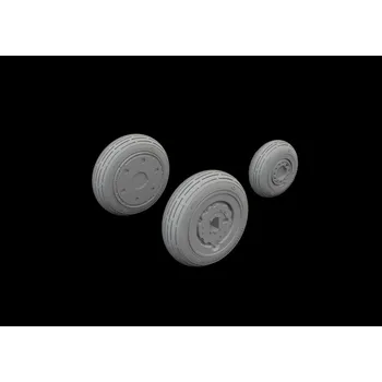 Plastikový model BRASSIN 1/48 MiG-21F wheels (EDU)