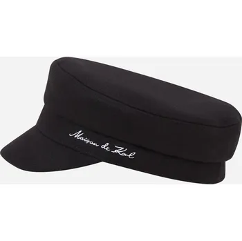 Klobouk ČEPICE KARL LAGERFELD K/SKETCH BAKER BOY CAP BLACK