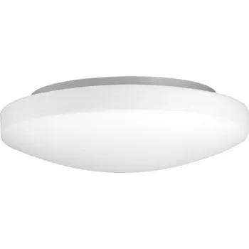 Nova Luce Klasické koupelnové stropní svítidlo Ivi z bílého opálového skla - 1 x 60 W, pr. 260 x 70 mm NV 6100521