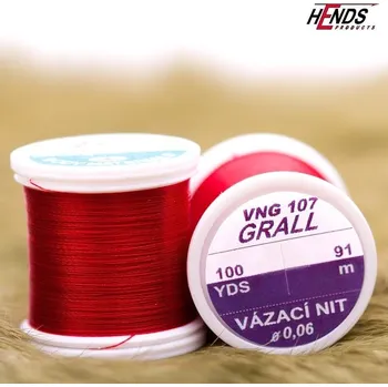 Umělá nástraha HENDS GRALL - ČERVENÁ VNG..07 Průměr: 0,10 mm