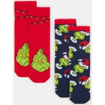 Chlapecké spodní prádlo Sinsay - Sada 2 párů ponožek Grinch - vícebarevná - 905FZ-MLC - 905FZ-MLC-R38