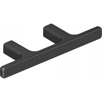 Nábytkové kování Úchytka knopka Rujzdesign černá matná 8x2,4 cm rozteč 32 mm