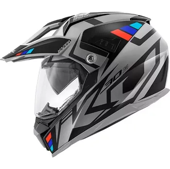 Helma na motorku KAPPA KV30 ENDURO GRAYER enduro šedá moto helma