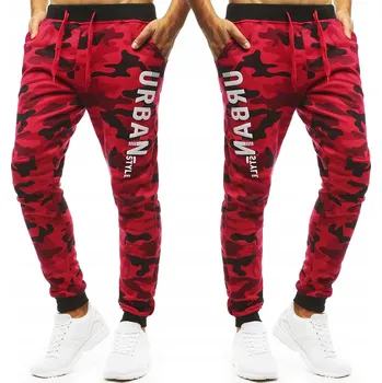 DStreet pánské tepláky červené velikost L