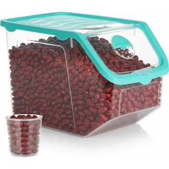 Dóza na potraviny Nádoba na zeleninu a ovoce s víkem průhledný 12 l