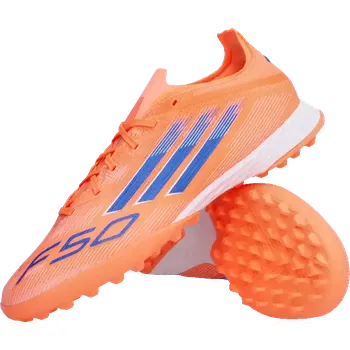 Turfy Pánské kopačky turfy Adidas F50 Pro TF oranžové