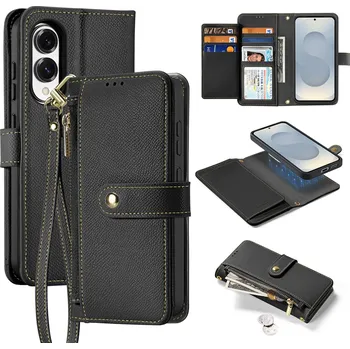 Pouzdro na mobilní telefon Pouzdro Dux Ducis Lava s MagSafe pro Samsung Galaxy S25 Edge - černé