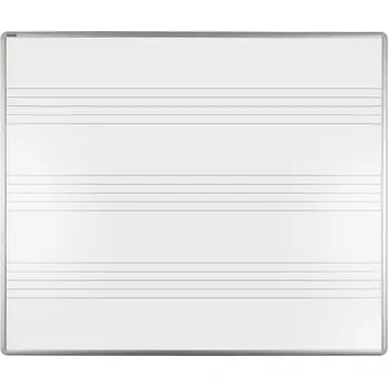 Kancelářský nábytek Lakovaná tabule na fixy MANAŽER L - notová osnova 120 x 090 cm
