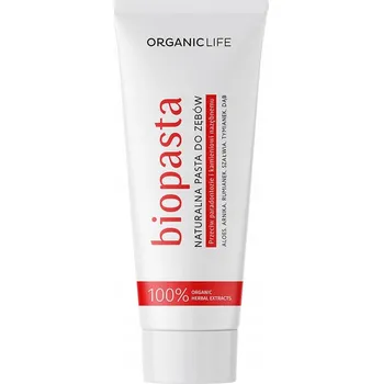 zubní pasta Zubní pasta Organic Life mátová 75 ml bez fluoru, veganská