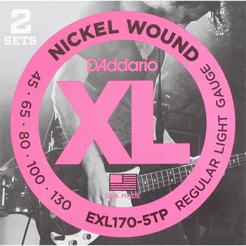 Struna pro kytaru a smyčcový nástroj D'Addario EXL170-5TP + prodloužená záruka 3 roky