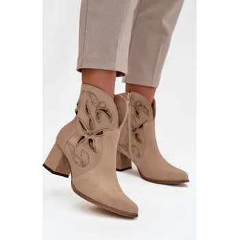 Dámská zimní obuv Boty na podpatku model 219134 Step in style 42