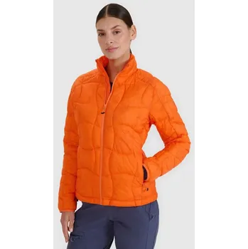 Dámská softshellová bunda Dámská trekingová bunda 4F 4FWSS25TDJAF531-70S s výplní Primaloft Silver L