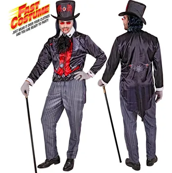 Karnevalový kostým Pánský kostým upír (rychlokostým) - XL