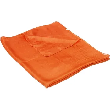 Šála Hedvábná šála velká oranžová