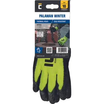 Pracovní rukavice CERVA GROUP a.s. PALAWAN WINTER rukavice blistr Varianta: PALAWAN WINTER rukavice blistr žlutá 8