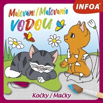 omalovánky Malování / Maľovanie vodou - Kočky