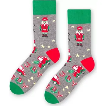Pánské ponožky Pánské vánoční ponožky Joy - 44-46 / šedá