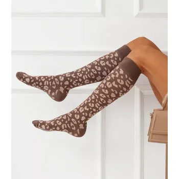 Dámské punčochy Dámské podkolenky Panter - 37-41 / hnědá