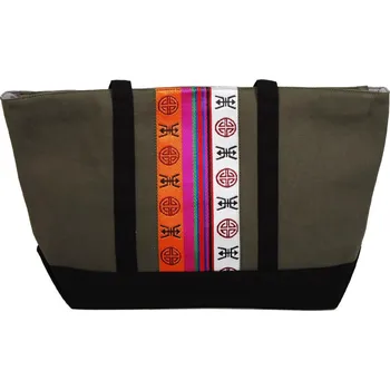 Kabelka Pranita Tibetská kabelka Shopper Thogme černá