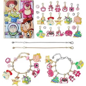 Kalendář Toy Story Adventní kalendář Toy story náramky a přívěsky 24 ks
