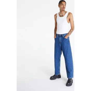 Pánské kalhoty KALHOTY CARHARTT WIP Brandon 5-Pocket De - modrá - XL + při osobním odběru 2 613 Kč