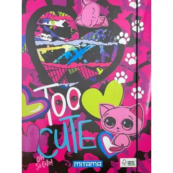 Archivační box Desky s gumičkou "Fantasy colors", TooCute, MITAMA 61906-90025