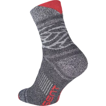 Pánské ponožky Assent OWAKA ponožky Varianta: OWAKA ponožky šedá/červená č.43/44