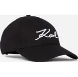 KŠILTOVKA KARL LAGERFELD K/SIGNATURE CAP BLACK