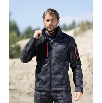 pracovní bunda ARDON Bunda CREATRON® CAMO, softshellová H6696/M M Černá