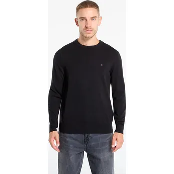 Pánský svetr Svetr Tommy Hilfiger Pima Org Cotton Cashmere Crew Neck Black S