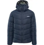 Pánská zimní bunda Hi-Tec VARMI XXL Tmavě modrá, Stříbrná