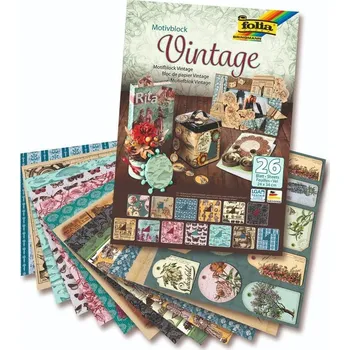 Blok design s motivem Prastarý - 24x34cm/ 26ks/