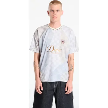 cyklistický dres Dres DIME Checkered Home Jersey UNISEX Cream XL