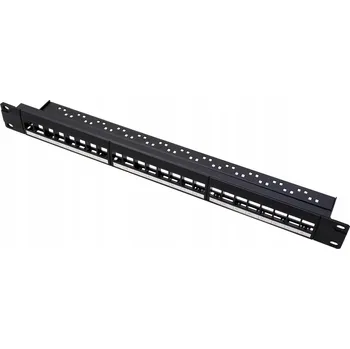 Patch panel VALUE Prázdný patch panel RACK 19' 1U s 24 porty, 3dílný