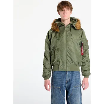 Pánské oblečení Bunda Alpha Industries N-2B Heritage Sage-Green L