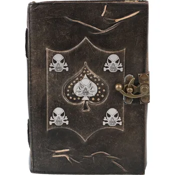 Zápisník poznámkový blok LORD OF THE DARKNESS - Skulls - Dark Brown