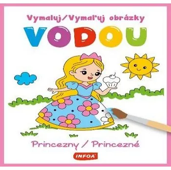 Vymaluj obrázky vodou - Princezny
