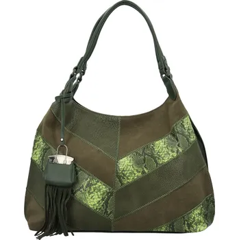 Dámská kabelka přes rameno tmavě zelená - Maria C Dasia zelená