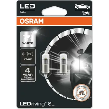 Autožárovka OSRAM LED T4W 3893DWP-02B 6000K 12V 1W BA9s