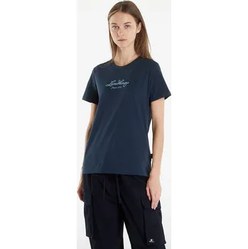 Dámské tričko Tričko Lundhags Järpen Logo T-Shirt W Deep Blue XS