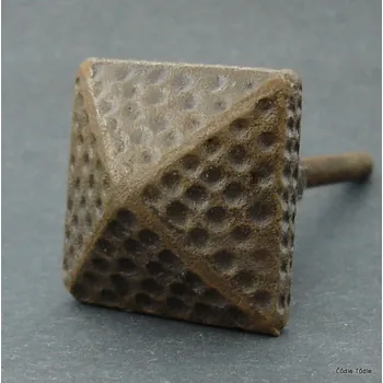 Nábytkové kování Nábytková úchytka litinová 3 cm - knopka