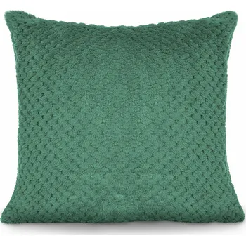 Polštář LAHVOVĚ ZELENÝ MĚKKÝ POVLEK NA POLŠTÁŘ 40X40 MONTE