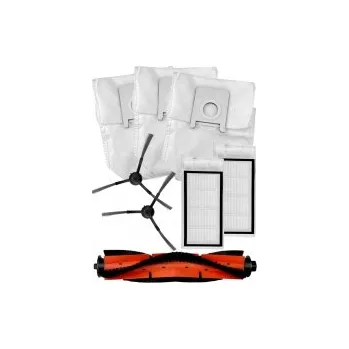 Sada příslušenství pro robotický vysavač HEPA filtr a kartáče pro vysavač XIAOMI Roidmi EVE+ (SDJ01RM) sada a sáčky 8ks