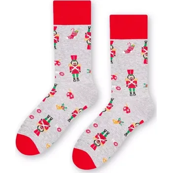 Pánské ponožky Pánské ponožky Louskáček - 44-46 / světle šedá