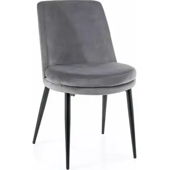 Jídelní židle Židle Kayla Velvet Bluvel 14 šedá