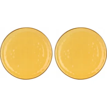 Talíř ROSE&TULIPANI CONCERTO OCRA Sada 2 talířů na pizzu 33 cm