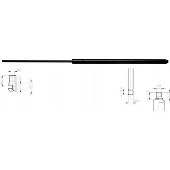 Dveře karosérie Plynová vzpěra zavazadlového prostoru Starline 14.18.810