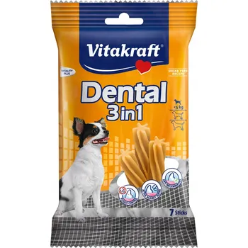 Pamlsek pro psa Dentální pamlsky Vitakraft Dental 3v1 70 g